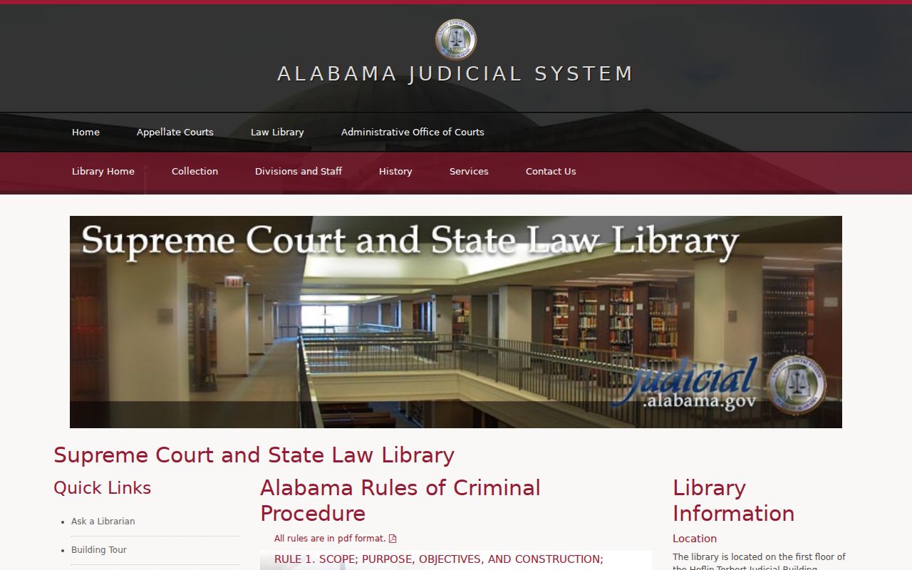 Official Alabama rules governing Calhoun County arrest warrants