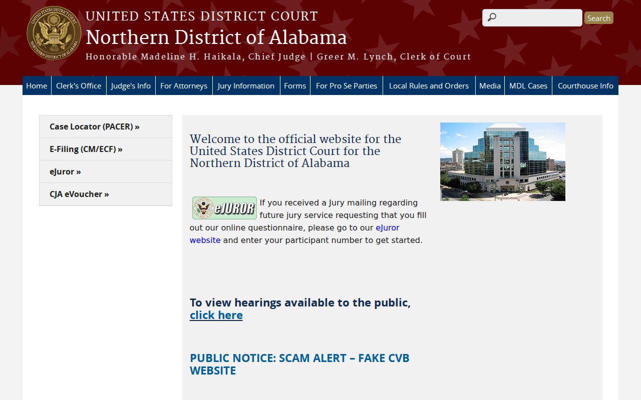Federal court route for a warrant question connected to Calhoun County