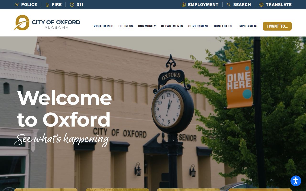 Oxford city services connected with Oxford warrant records